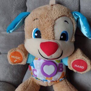 Fisher Price LAUGH & LEARN SMART STAGES PUPPY Interactive Plush Great Condition!
